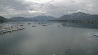 Archiv Foto Webcam Strandbad Alpenseebad am Mondsee 09:00