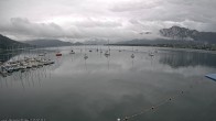 Archiv Foto Webcam Strandbad Alpenseebad am Mondsee 08:00