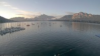 Archiv Foto Webcam Strandbad Alpenseebad am Mondsee 05:00