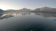 Archiv Foto Webcam Strandbad Alpenseebad am Mondsee 05:00