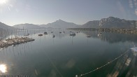 Archiv Foto Webcam Strandbad Alpenseebad am Mondsee 07:00