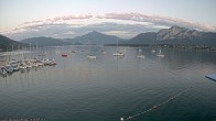 Archiv Foto Webcam Strandbad Alpenseebad am Mondsee 19:00