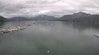 Archiv Foto Webcam Strandbad Alpenseebad am Mondsee 07:00