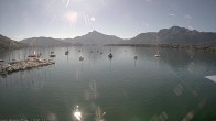 Archived image Webcam Public beach Alpenseebad at the Mondsee 09:00
