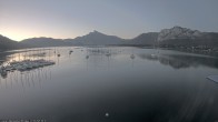 Archiv Foto Webcam Strandbad Alpenseebad am Mondsee 05:00