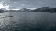 Archived image Webcam Public beach Alpenseebad at the Mondsee 05:00