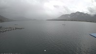 Archived image Webcam Public beach Alpenseebad at the Mondsee 11:00
