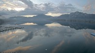 Archiv Foto Webcam Strandbad Alpenseebad am Mondsee 06:00