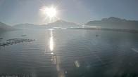 Archiv Foto Webcam Strandbad Alpenseebad am Mondsee 07:00