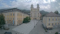 Archived image Webcam View at the market square in Mondsee 09:00