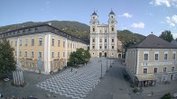 Archived image Webcam View at the market square in Mondsee 13:00