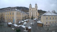 Archived image Webcam View at the market square in Mondsee 07:00