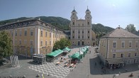 Archiv Foto Webcam Blick auf den Stadtplatz von Mondsee 09:00