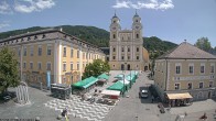 Archiv Foto Webcam Blick auf den Stadtplatz von Mondsee 11:00
