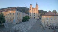 Archiv Foto Webcam Blick auf den Stadtplatz von Mondsee 19:00