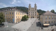 Archived image Webcam View at the market square in Mondsee 11:00