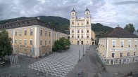 Archived image Webcam View at the market square in Mondsee 17:00