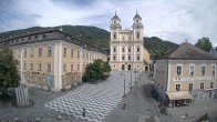 Archiv Foto Webcam Blick auf den Stadtplatz von Mondsee 13:00