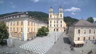 Archiv Foto Webcam Blick auf den Stadtplatz von Mondsee 13:00