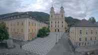Archived image Webcam View at the market square in Mondsee 17:00