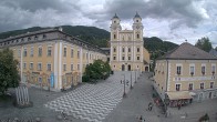 Archiv Foto Webcam Blick auf den Stadtplatz von Mondsee 13:00