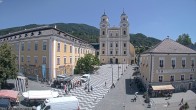 Archived image Webcam View at the market square in Mondsee 11:00