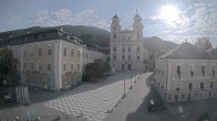 Archiv Foto Webcam Blick auf den Stadtplatz von Mondsee 07:00