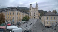 Archived image Webcam View at the market square in Mondsee 09:00