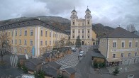 Archiv Foto Webcam Blick auf den Stadtplatz von Mondsee 12:00
