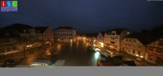 Archived image Webcam Waren (Müritz) - Market place 06:00