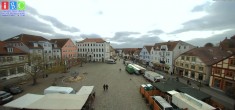 Archived image Webcam Waren (Müritz) - Market place 11:00