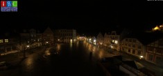 Archiv Foto Webcam Neuer Markt in Waren an der Müritz 21:00