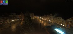 Archived image Webcam Waren (Müritz) - Market place 01:00