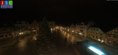 Archived image Webcam Waren (Müritz) - Market place 03:00