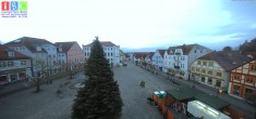 Archived image Webcam Waren (Müritz) - Market place 07:00