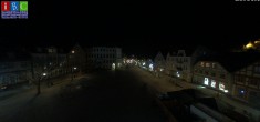 Archived image Webcam Waren (Müritz) - Market place 19:00