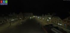 Archived image Webcam Waren (Müritz) - Market place 23:00