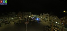 Archiv Foto Webcam Neuer Markt in Waren an der Müritz 23:00