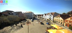Archived image Webcam Waren (Müritz) - Market place 09:00