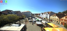 Archiv Foto Webcam Neuer Markt in Waren an der Müritz 09:00
