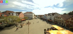 Archiv Foto Webcam Neuer Markt in Waren an der Müritz 13:00