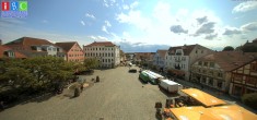 Archiv Foto Webcam Neuer Markt in Waren an der Müritz 13:00
