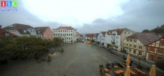 Archived image Webcam Waren (Müritz) - Market place 19:00