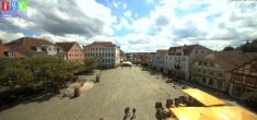 Archiv Foto Webcam Neuer Markt in Waren an der Müritz 13:00