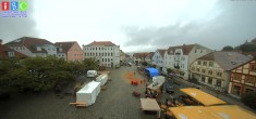 Archived image Webcam Waren (Müritz) - Market place 07:00