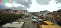 Archiv Foto Webcam Neuer Markt in Waren an der Müritz 13:00