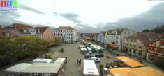 Archived image Webcam Waren (Müritz) - Market place 13:00