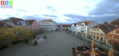 Archived image Webcam Waren (Müritz) - Market place 06:00