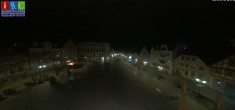 Archived image Webcam Waren (Müritz) - Market place 23:00