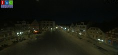 Archived image Webcam Waren (Müritz) - Market place 01:00